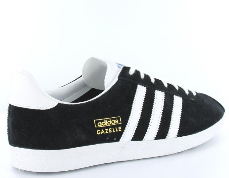 adidas gazelle cuir noir pas cher